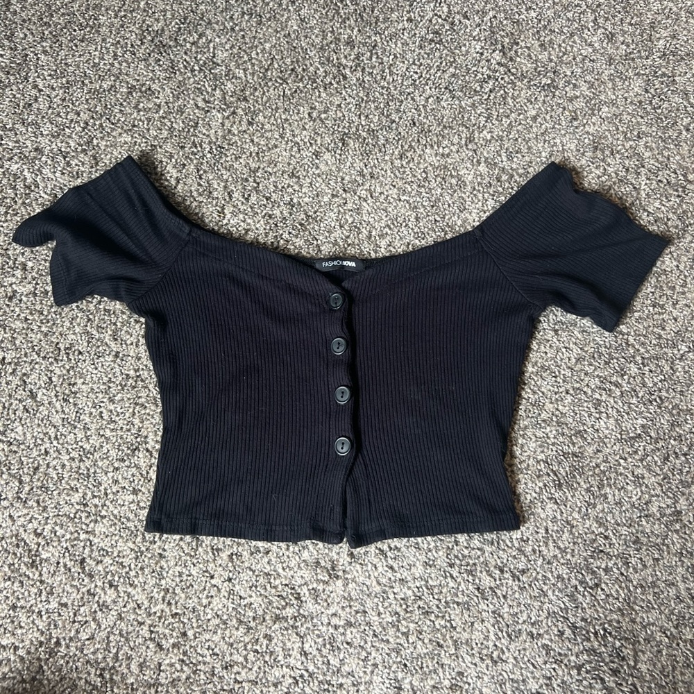 Cropped Top black
